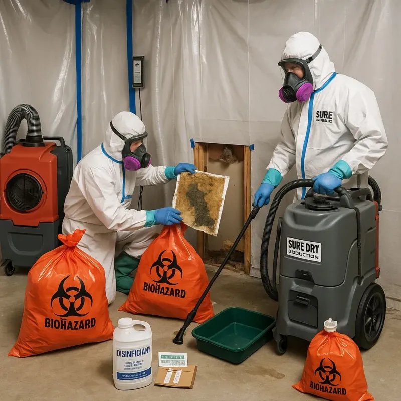 Contaminated Water Handling Protocols process in Fruitland, NC