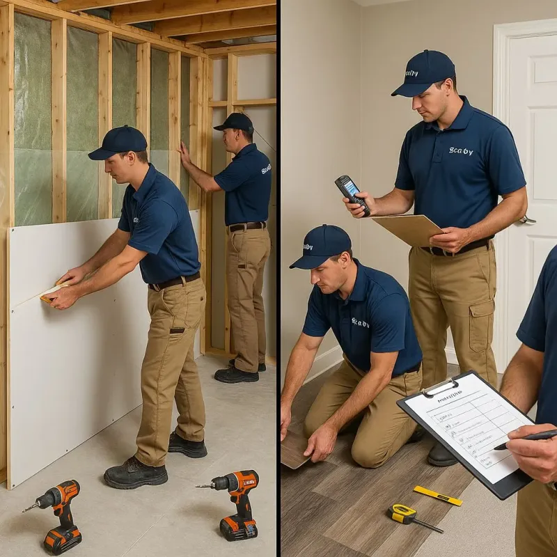 Repairs and Reconstruction process in Fruitland, NC
